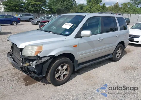 2006 Honda Pilot Ex from USA, damaged, VIN 5FNYF18416B015485